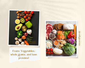 Healthy food graphic